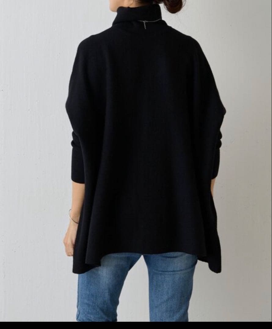 【今期】ビアズリー タートルビッグニット(ショート) ブラック