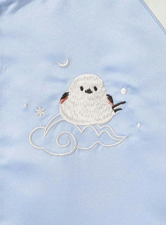 シマエナガ｜スカジャン 男女兼用 Sサイズ