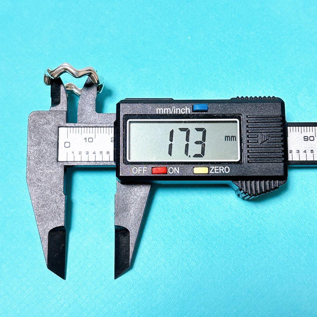 【美品】14号 ティファニー ジグザグ パロマピカソ ウェーブ リング