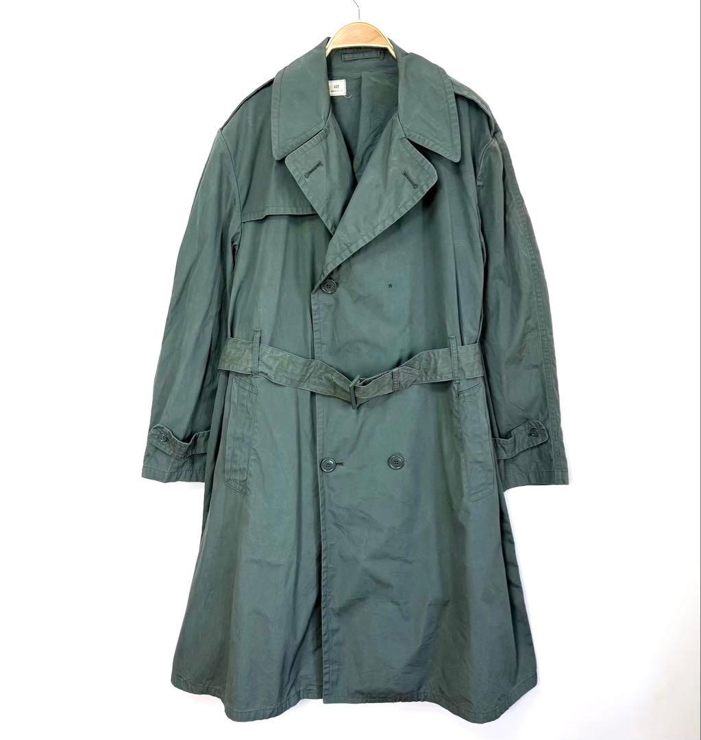 70s 米軍 US ARMY レインコート ミリタリー トレンチコート S105