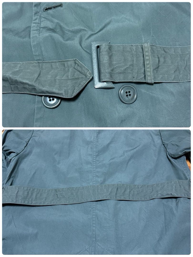 70s 米軍 US ARMY レインコート ミリタリー トレンチコート S105