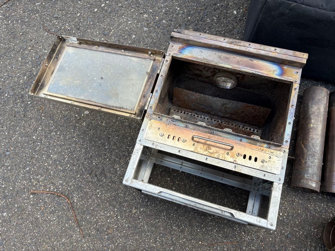 Soomloom二次燃焼薪ストーブ VistaV 延長煙突&煙突ガードセット