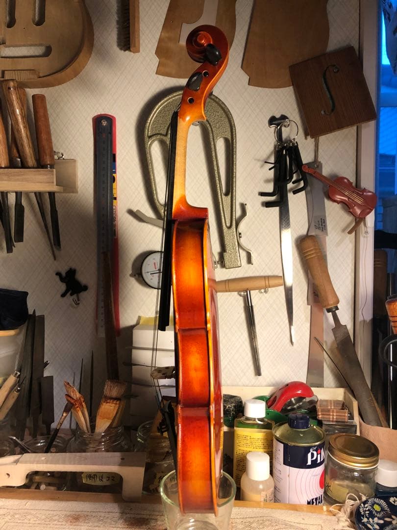 【駒&魂柱調整済】Suzuki分数バイオリンNo280 1/8 1993