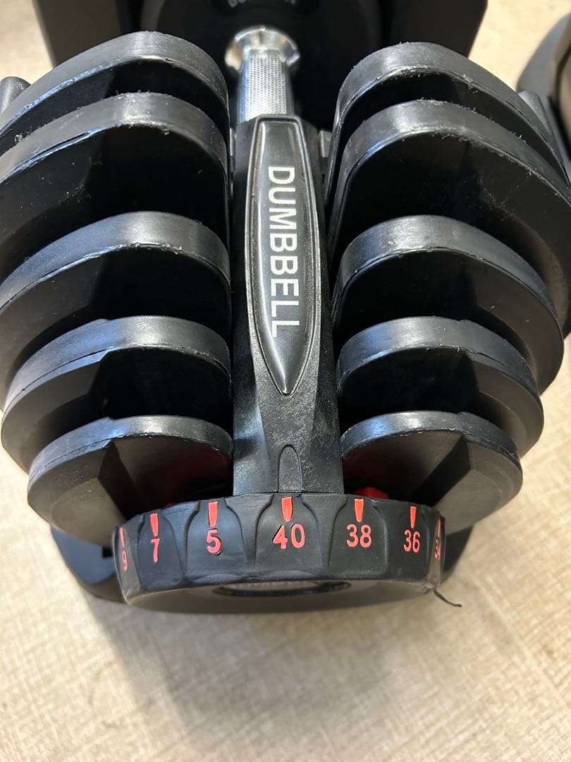 【引取限定】可変式ダンベル　5〜40kg 2個セット