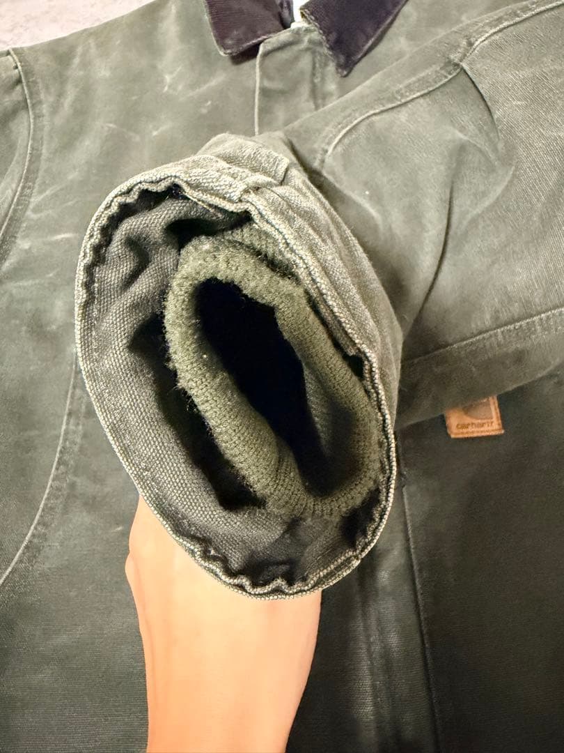 カーハート トラディショナルジャケットJ22モス