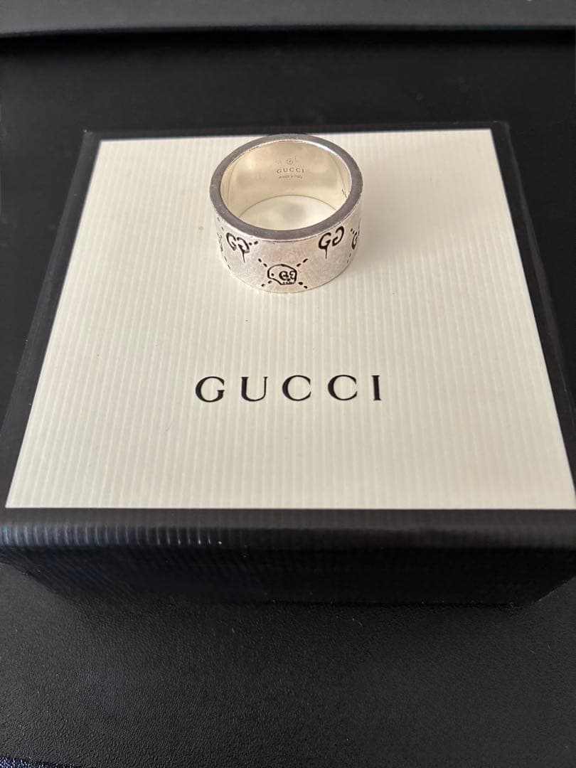 GUCCI シルバーリング サイズ22 ゴーストリング