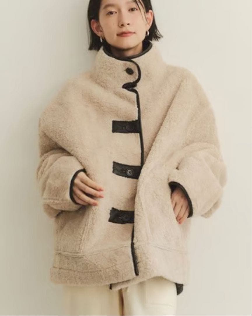 FASHIRU ボア × フェイクムートン（リバーシブルブルゾン）