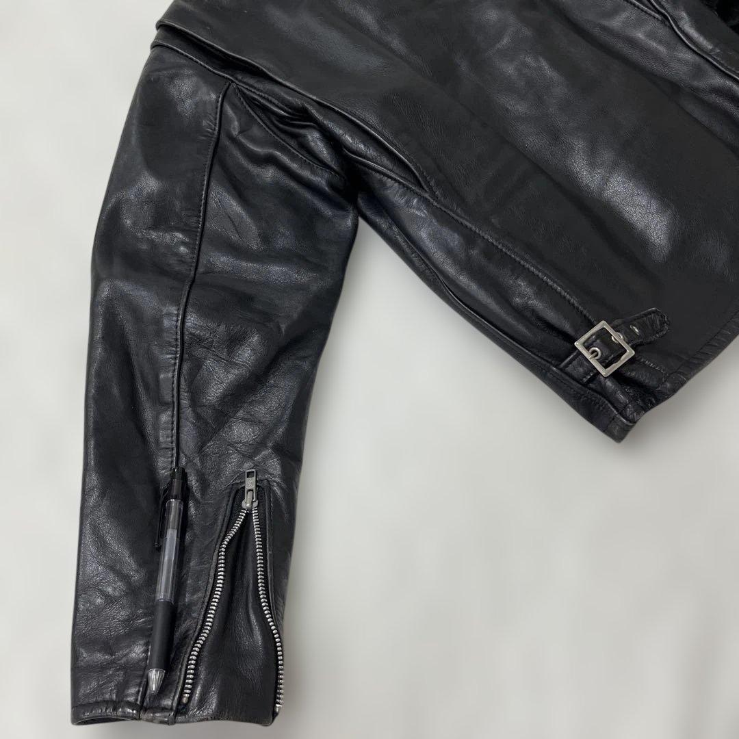 値下げ ショット schott 641 USA レザー シングル ライダースJK