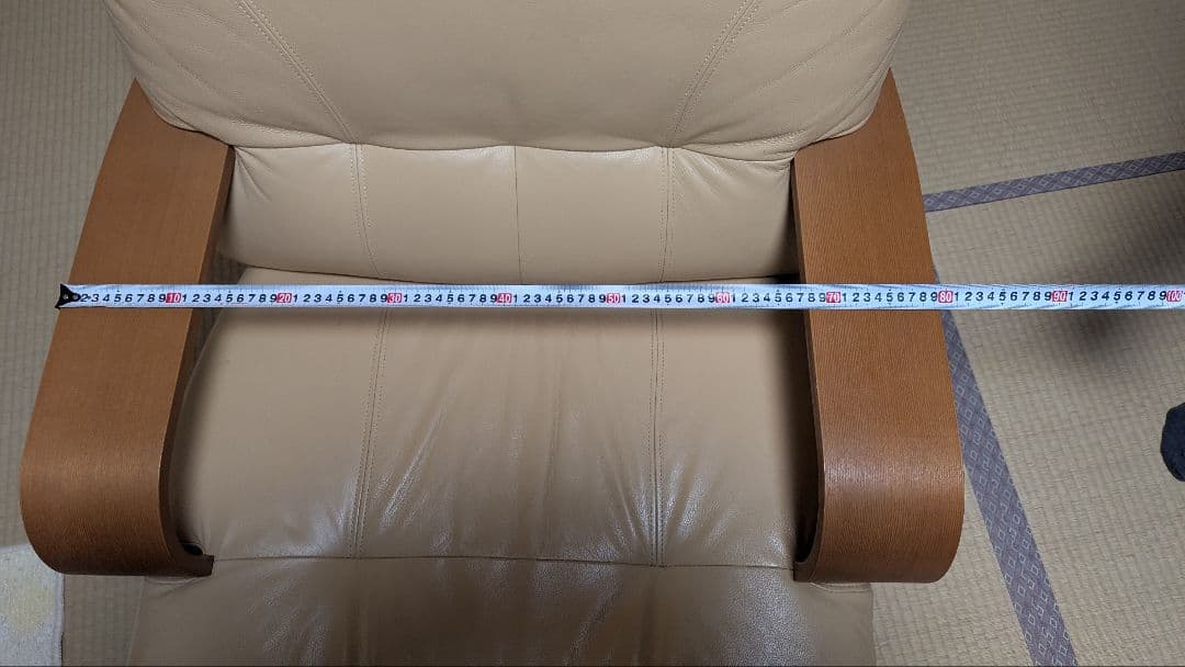 1人掛けソファ　レザー