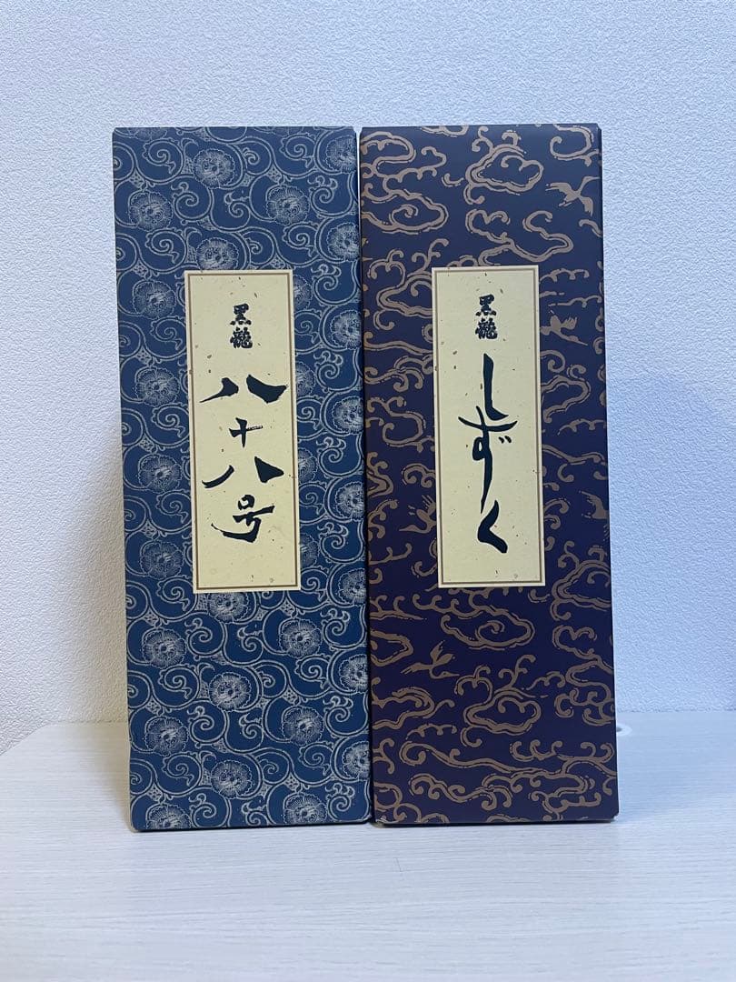 【残1セット】黒龍　八十八号&しずく　720ml