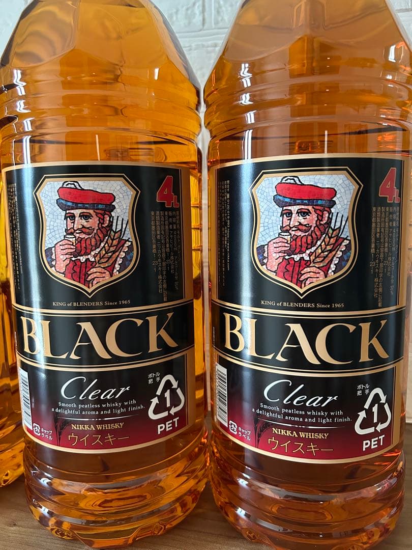 アサヒビール ブラックニッカ クリア 4000ml × 3本