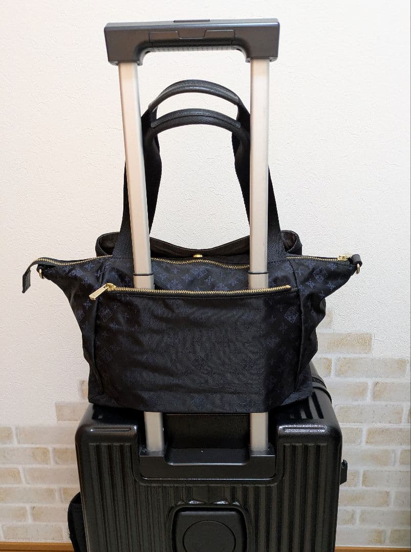 【超美品】russet キャリーオンボストンバッグ(ショルダーポーチ付)