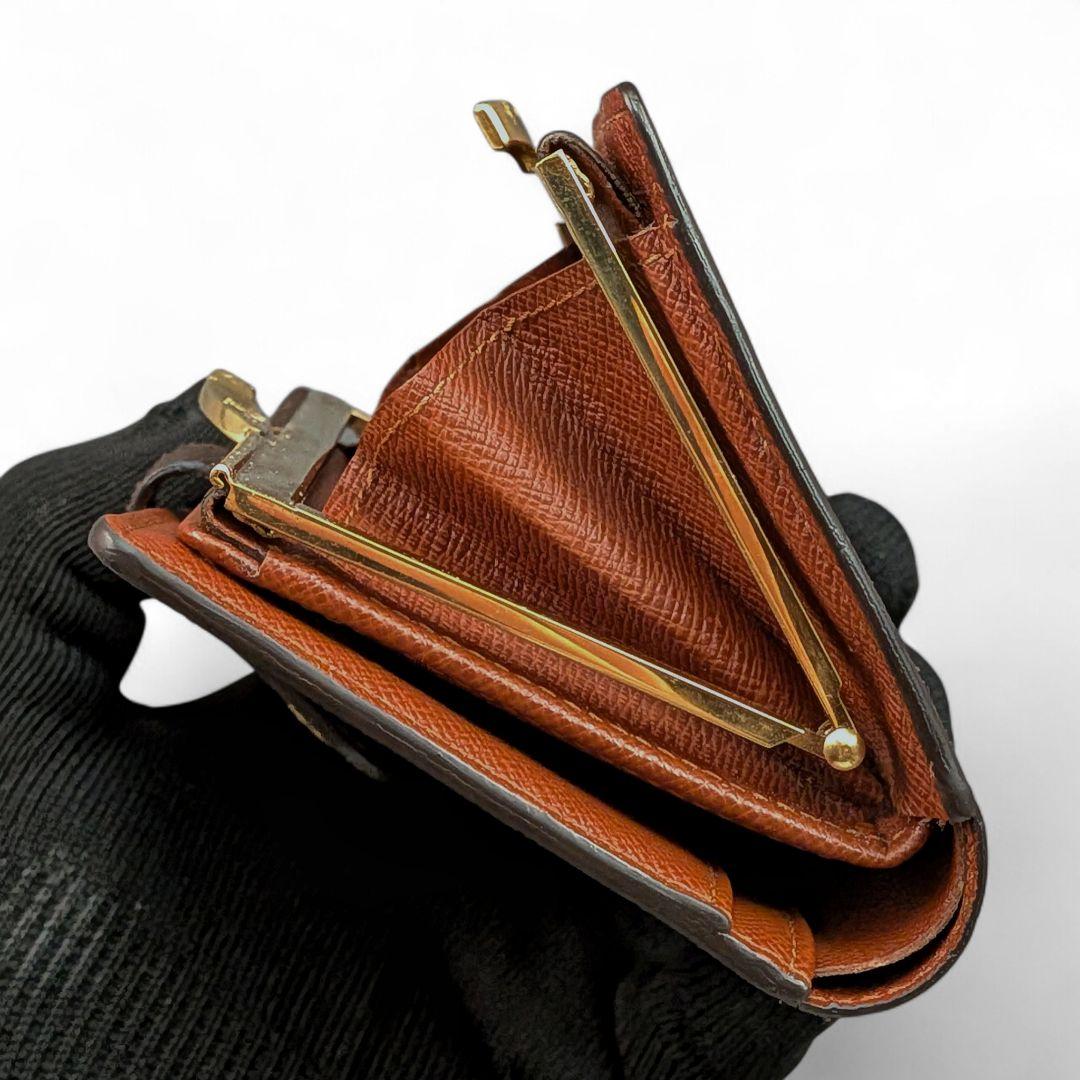 外観美 ルイヴィトン モノグラム ポルトモネ ビエ ヴィエノワ 折り財布 箱付