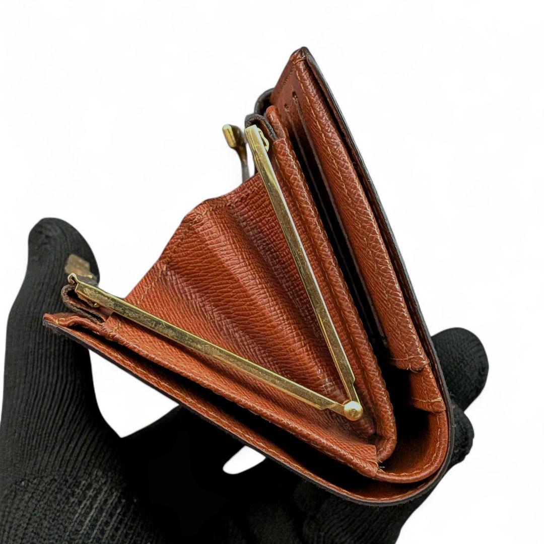 外観美 ルイヴィトン モノグラム ポルトモネ ビエ ヴィエノワ 折り財布 箱付