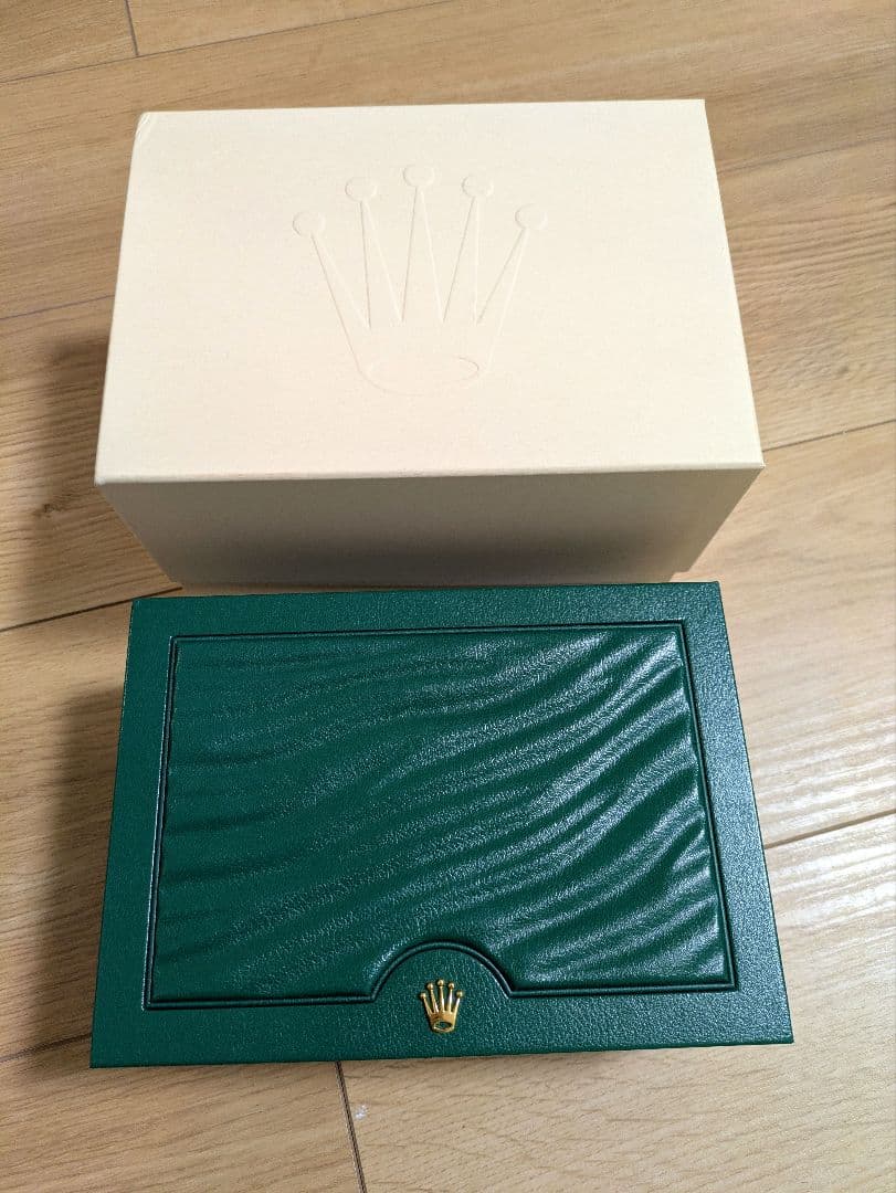 ROLEX グリーンレザー ボックス