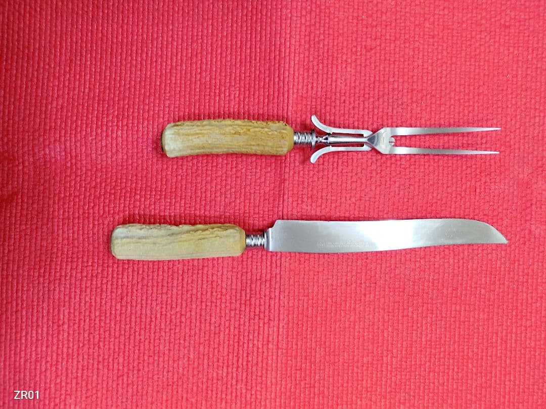 カービングフォークとナイフセット