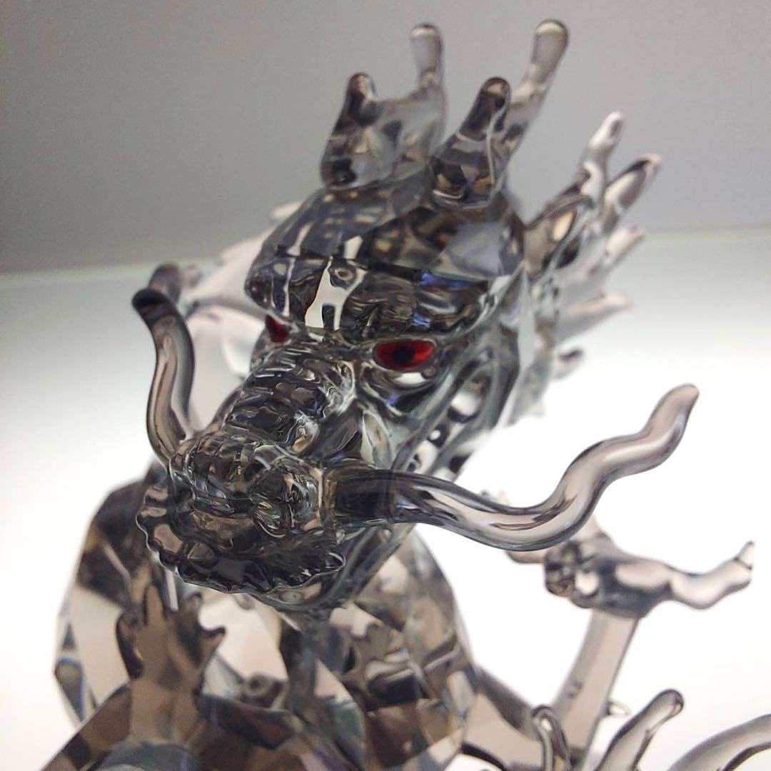 スワロフスキー　ドラゴン　龍　クリスタル　インテリア　高さ13cm
