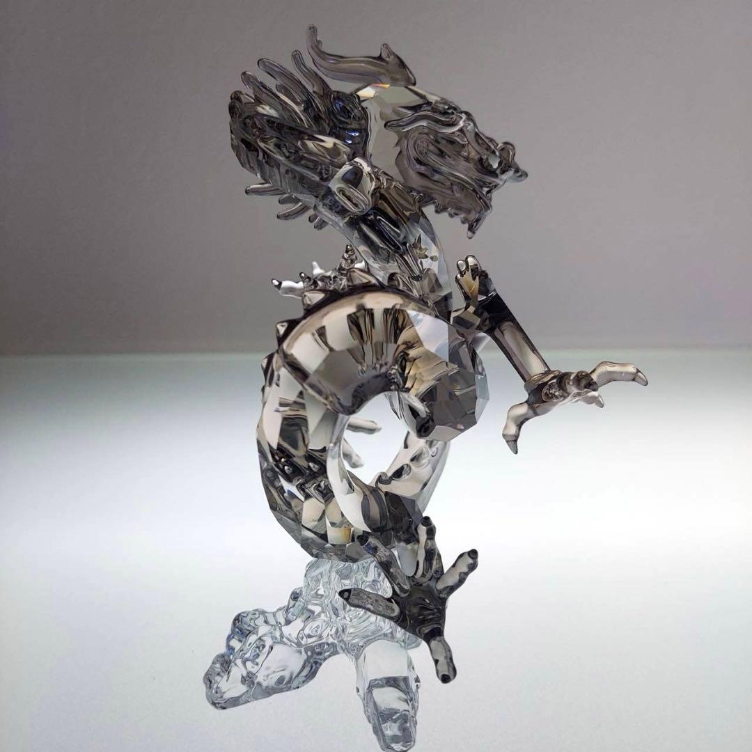 スワロフスキー　ドラゴン　龍　クリスタル　インテリア　高さ13cm