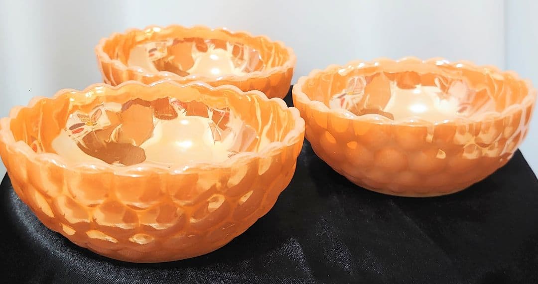 ファイヤーキング アンカーホッキング ピーチラスター フルーツボウル バブル3つ