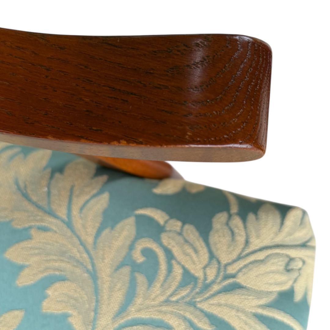 HR686 ラタン　籐　三越ブルージュ　三越家具　アームチェア　肘付き椅子