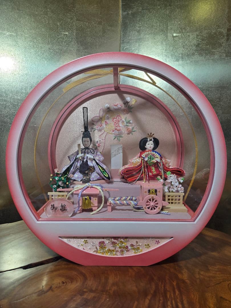【一点限り】雛人形 ケース飾り　K55