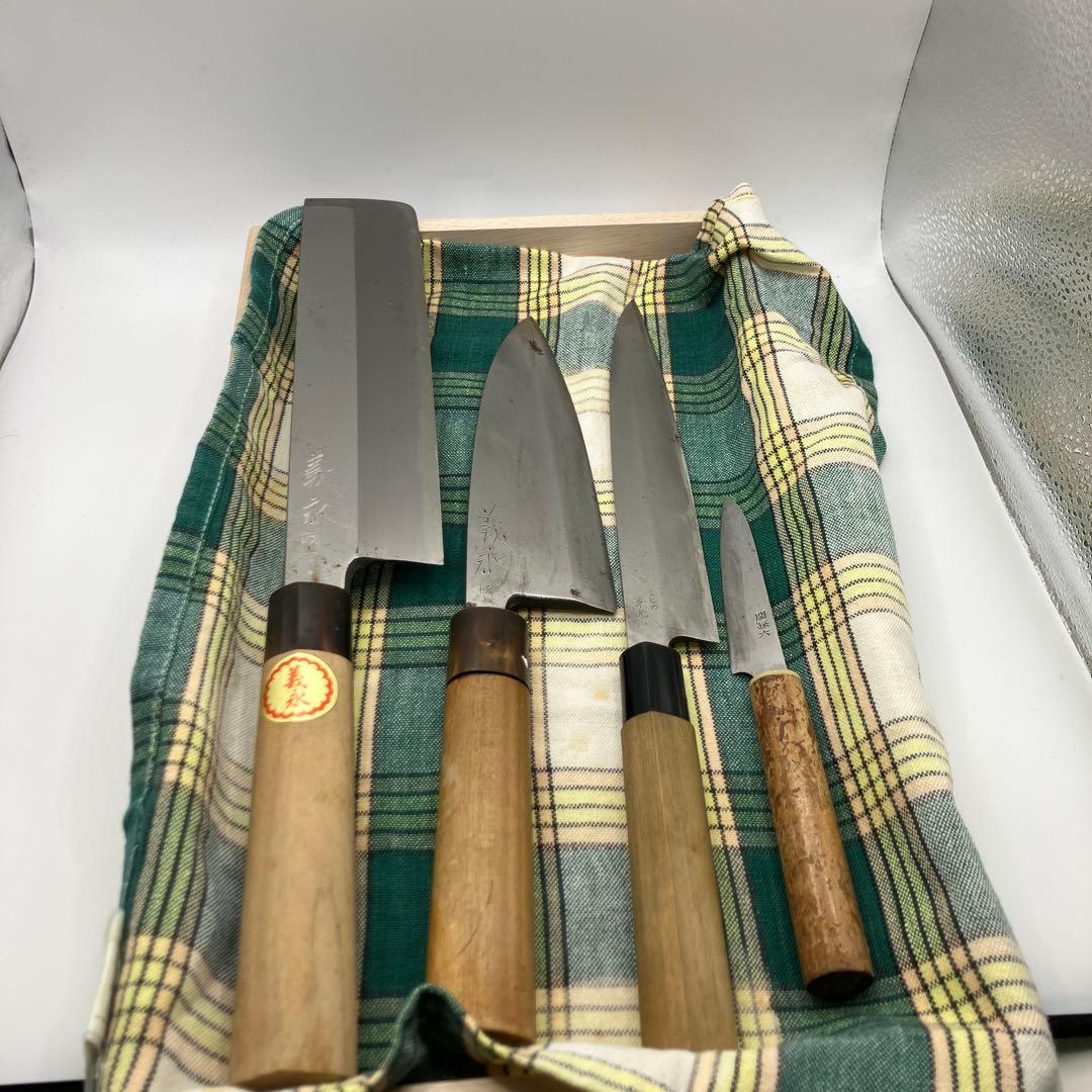 義永　兼光　関孫六　料理包丁　包丁　まとめ　業務用　4本セット