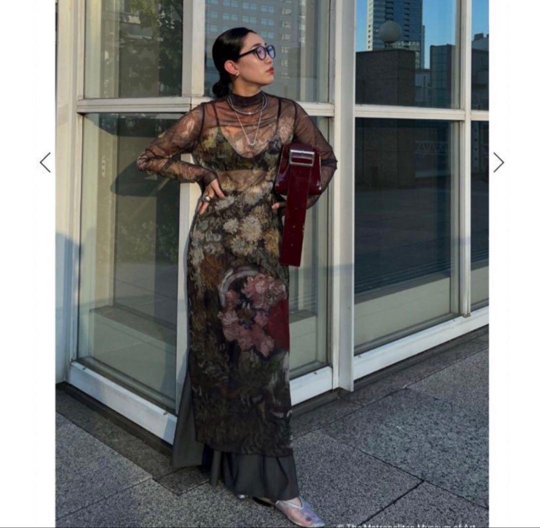AMERI × THE MET SHEER DRESS Mサイズ
