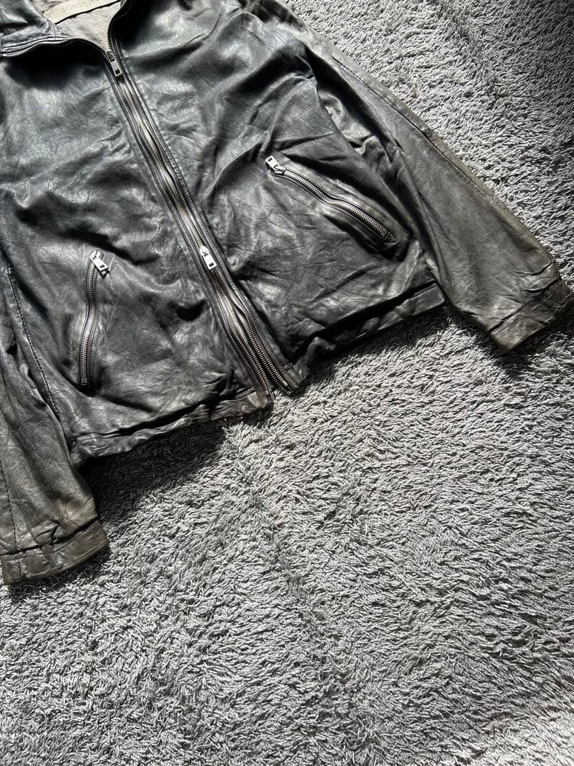 ジャケット・アウター \"GIORGIO BRATO\"Double Zip Leather Jacket