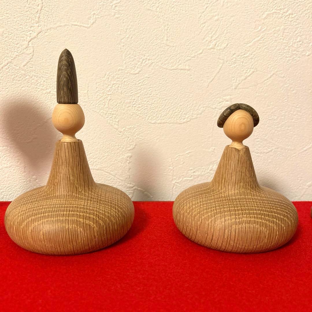 雛人形　ひな一段セット【三浦木地】