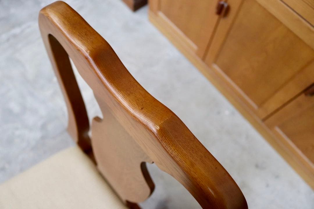 GMHK817A○IDC大塚家具 クイーンズ ダイニングチェア 食卓椅子 アーム