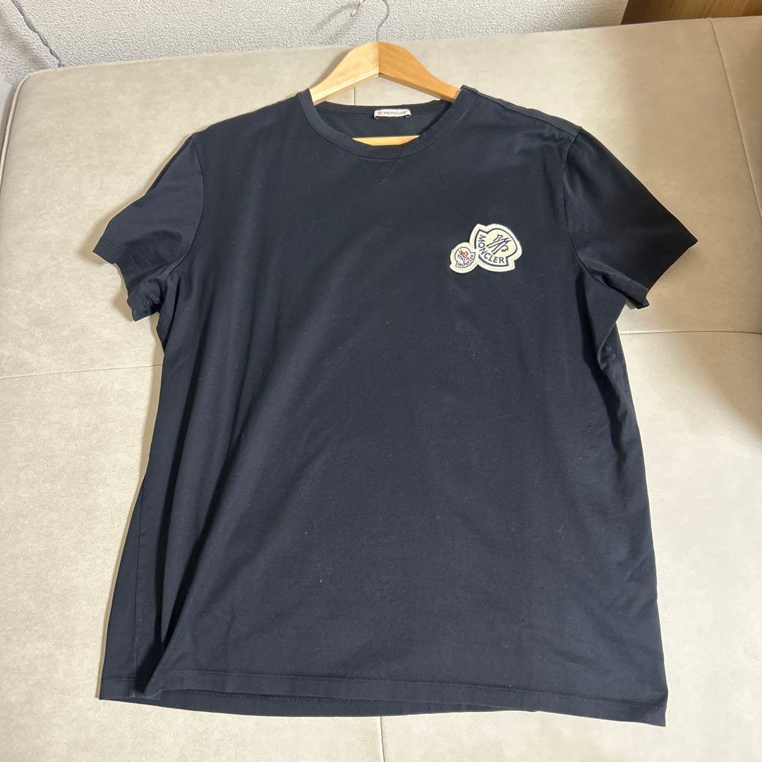 モンクレールダブルロゴTシャツ　美品