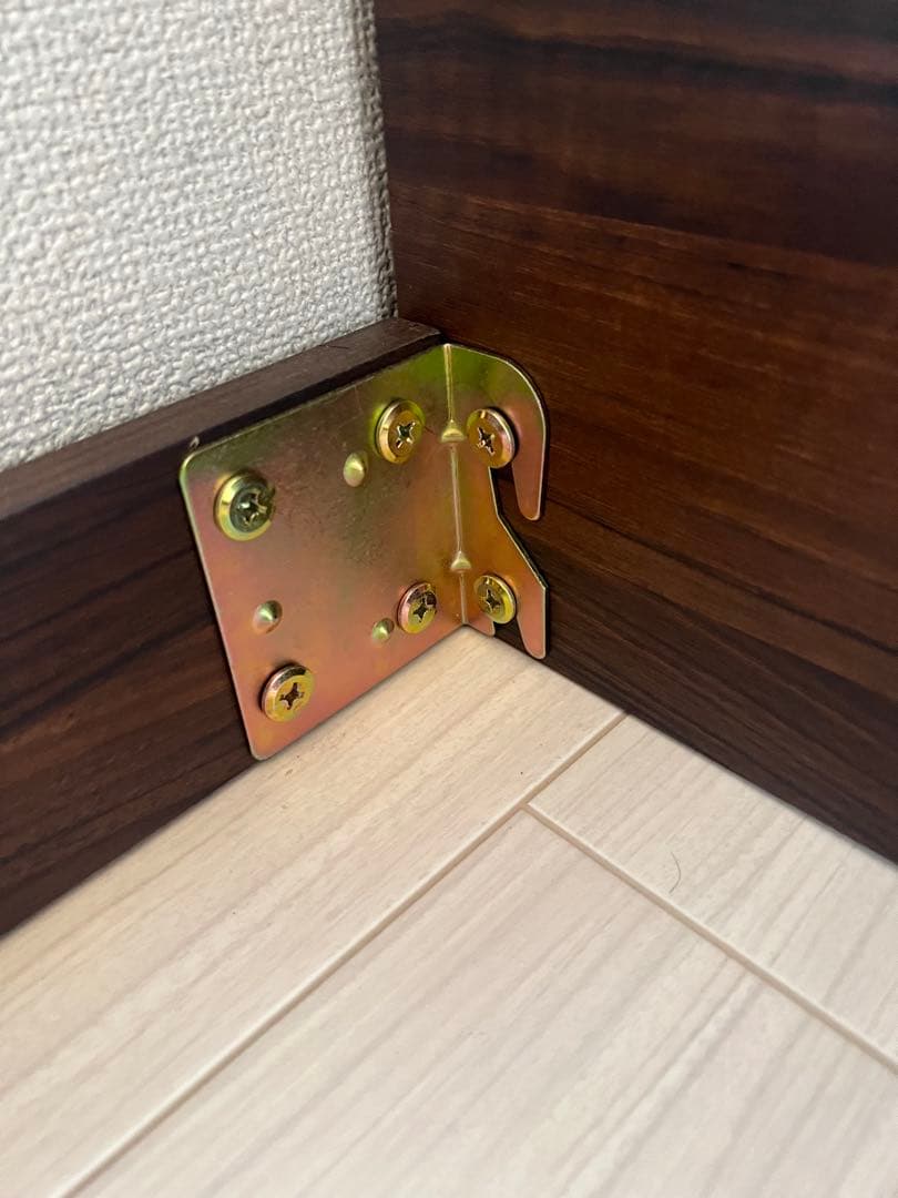 木製シングルベッドフレーム LED照明付き