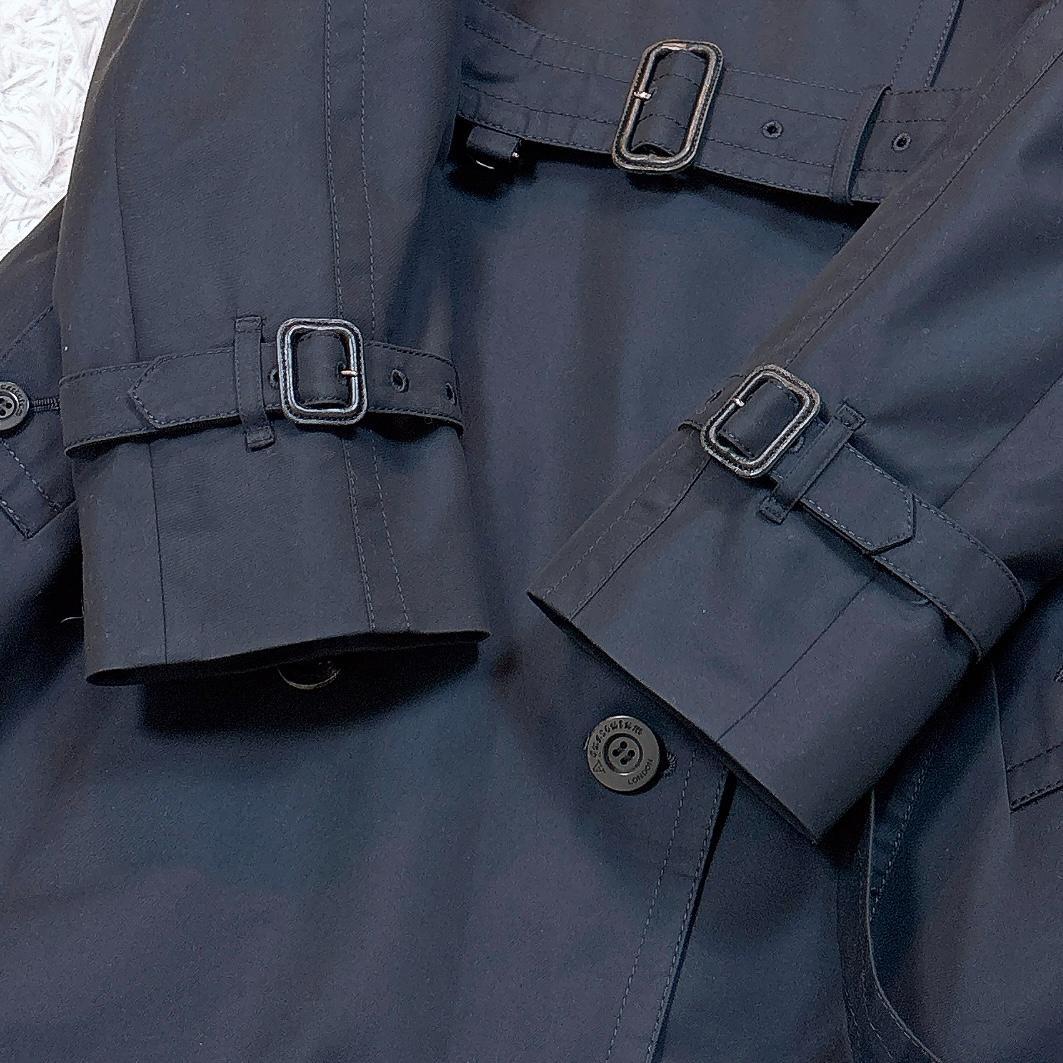 レアモデル【極美品】アクアスキュータム ロングトレンチコート 赤ライナー 希少8