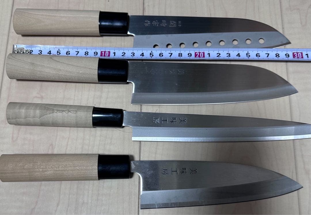 包丁セット ステンレス製 4点セット