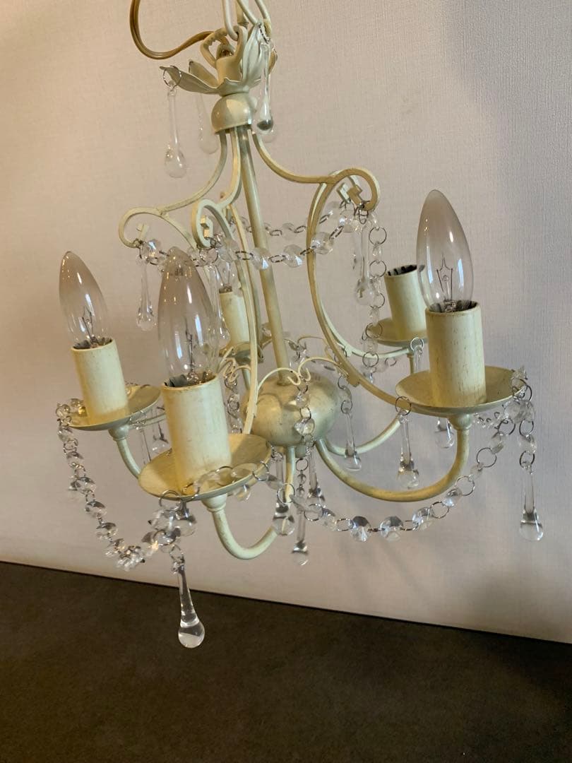 ローラアシュレイ シャンデリア 5灯式 200W