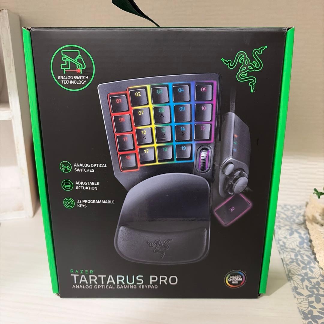 【ほぼ新品、開封あり】Razer TARTARUS PRO 左手キーボード