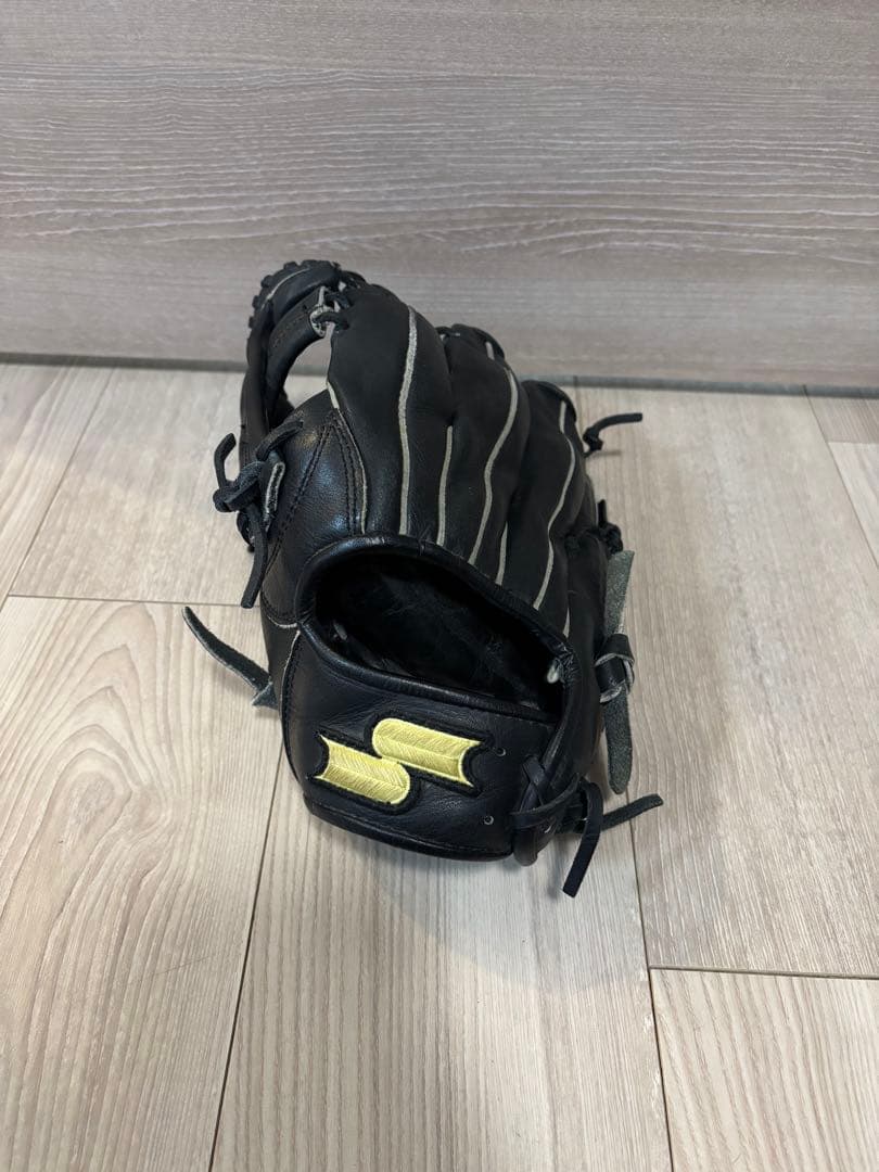 美品 軟式 SSK 内野 レザー グローブ 左利き用
