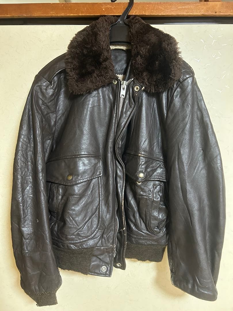 レザー フライトジャケット