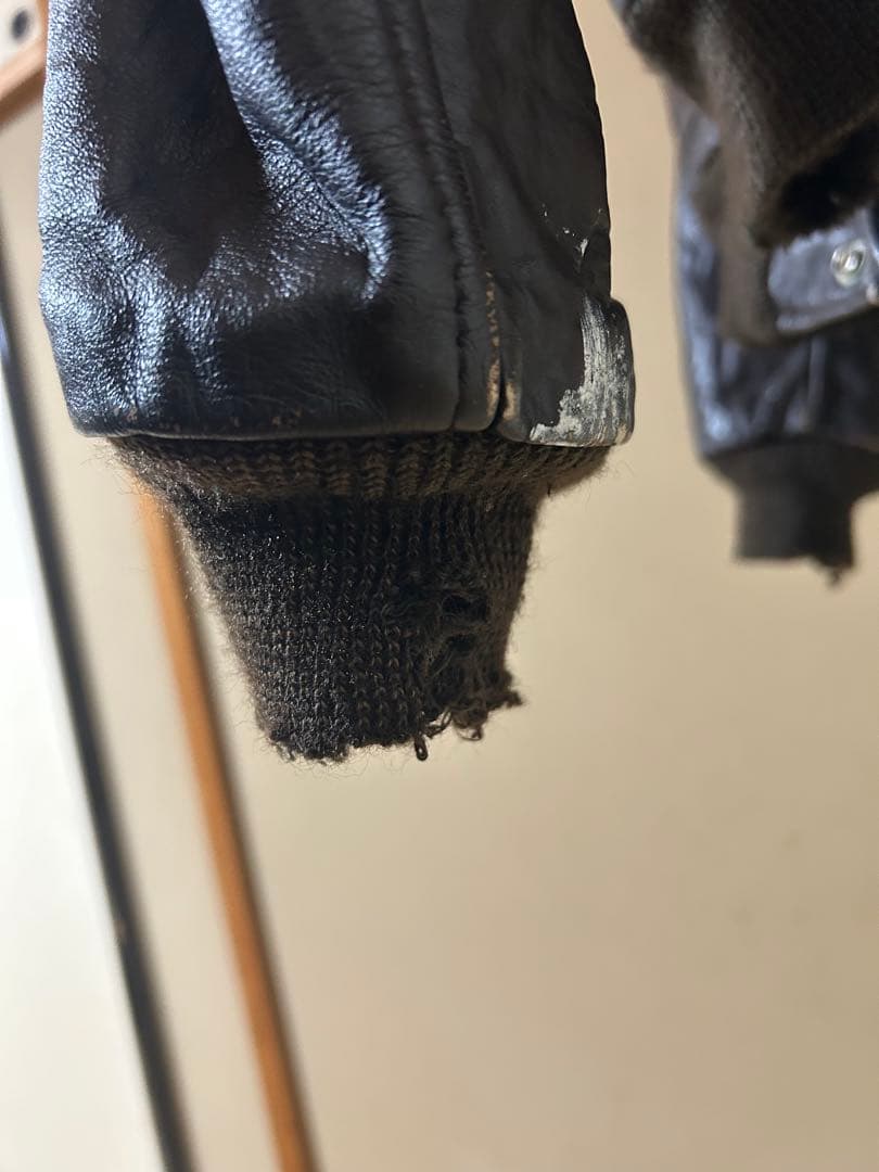 レザー フライトジャケット