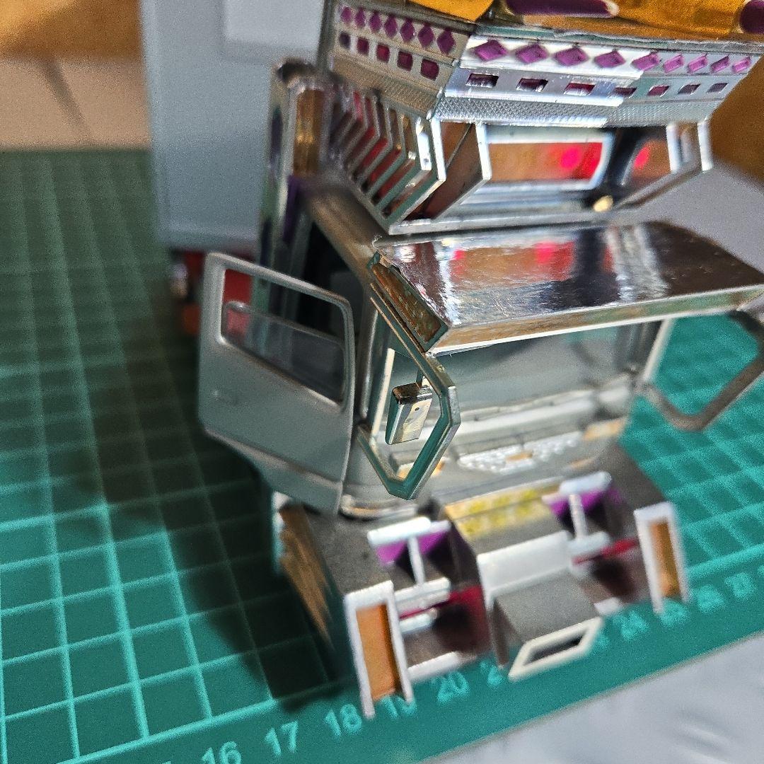 アオシマ1/43デコトラトレーラーラジコン荒武者リアルサウンド