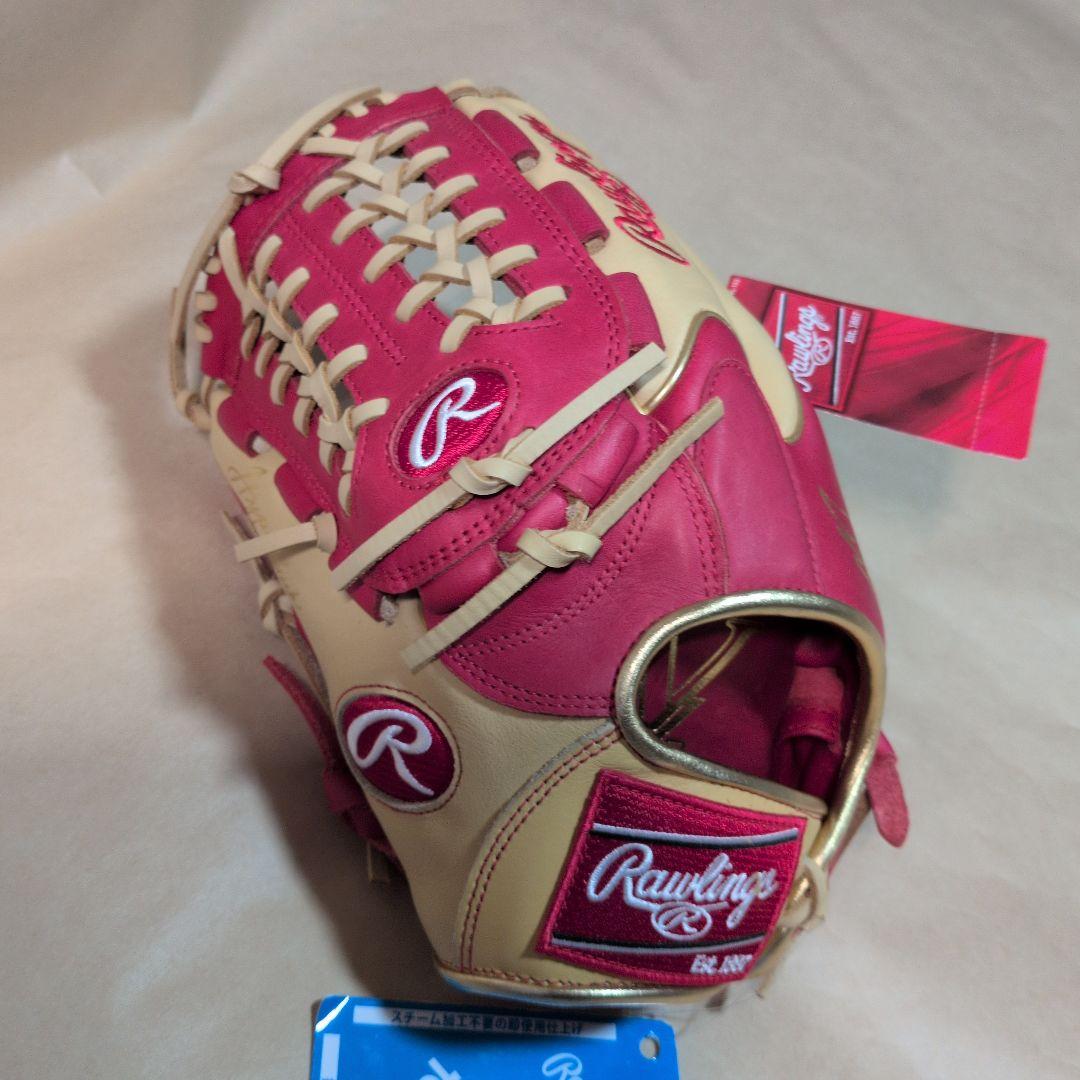 ローリングス:左投げ:大人用:軟式用グラブ:11.75インチ:色:スカーレット他