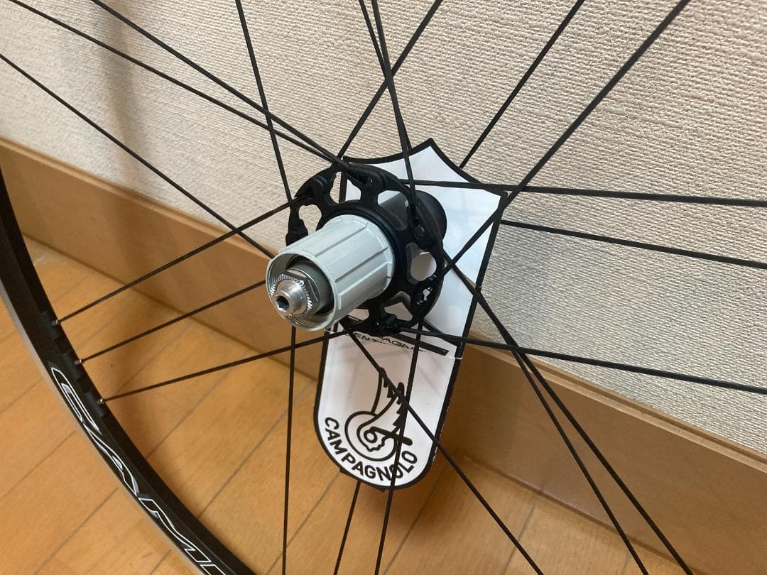 【美品】カンパニョーロ　ゾンダ　C17 リムブレーキ 622x17C　シマノ