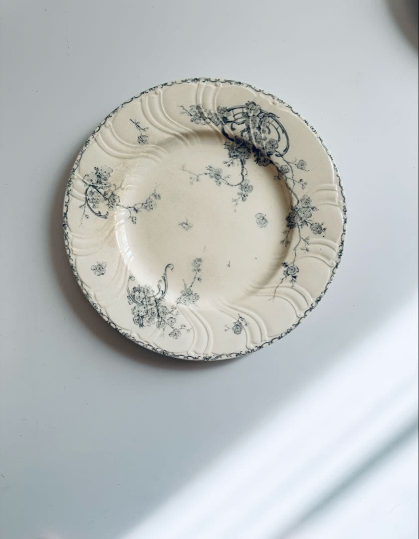 ショワジールロワ　フランス　アンティーク　ブロカント　皿　ビンテージ　プレート