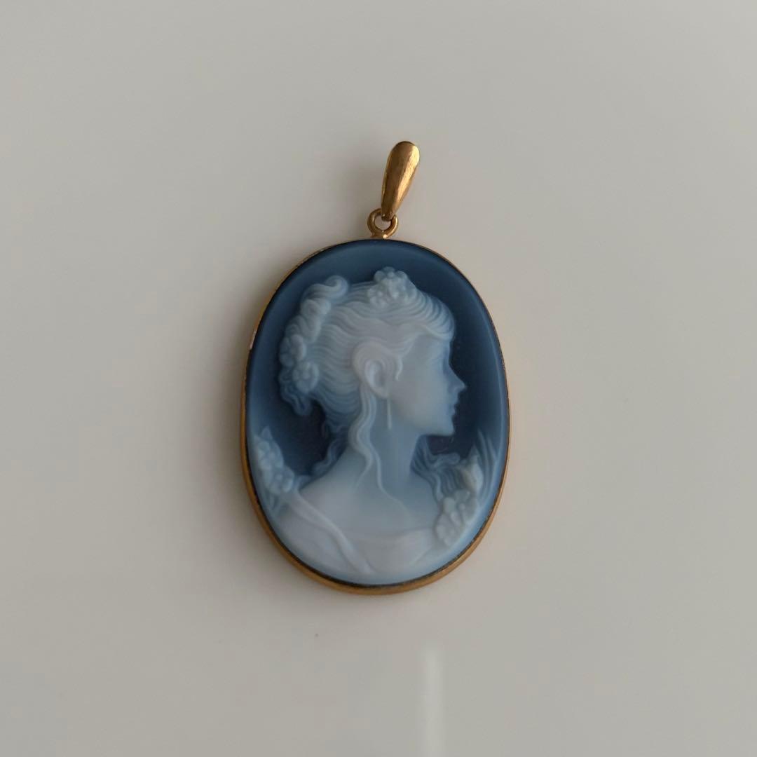 k18 カメオペンダント