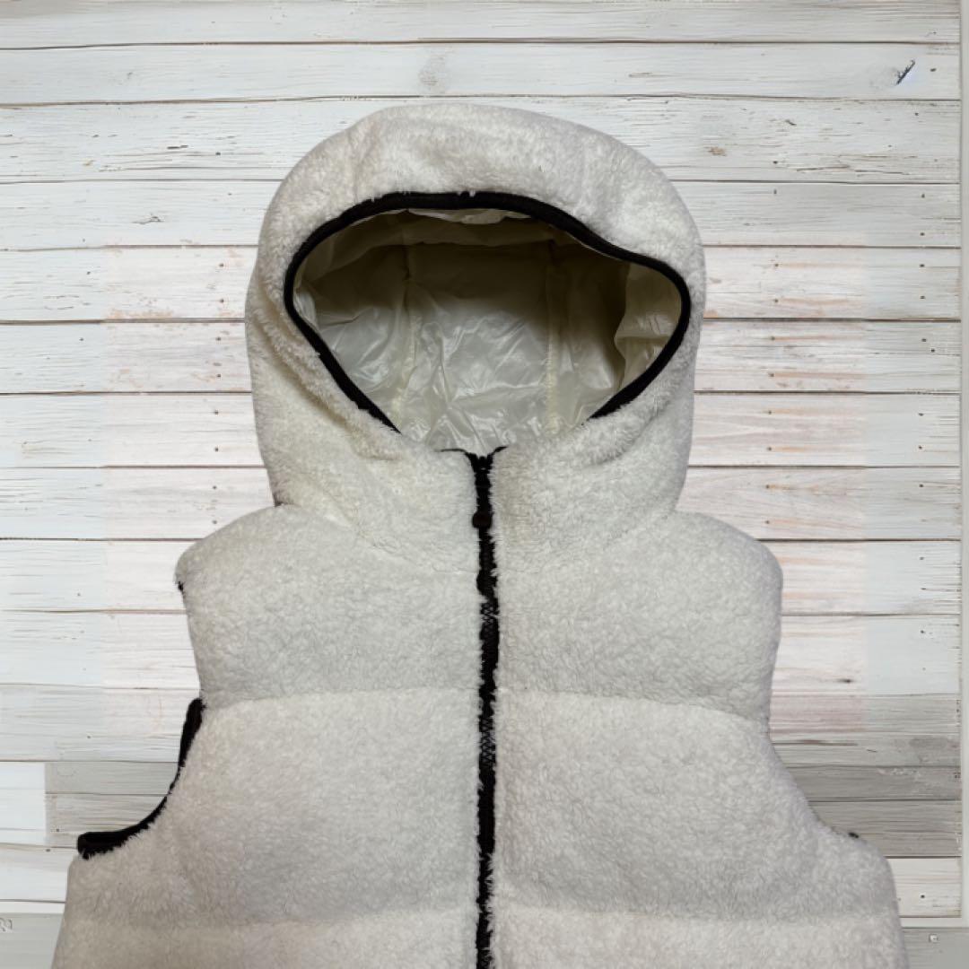 ノースフェイス　ホワイト　ダウンベスト　700フィル