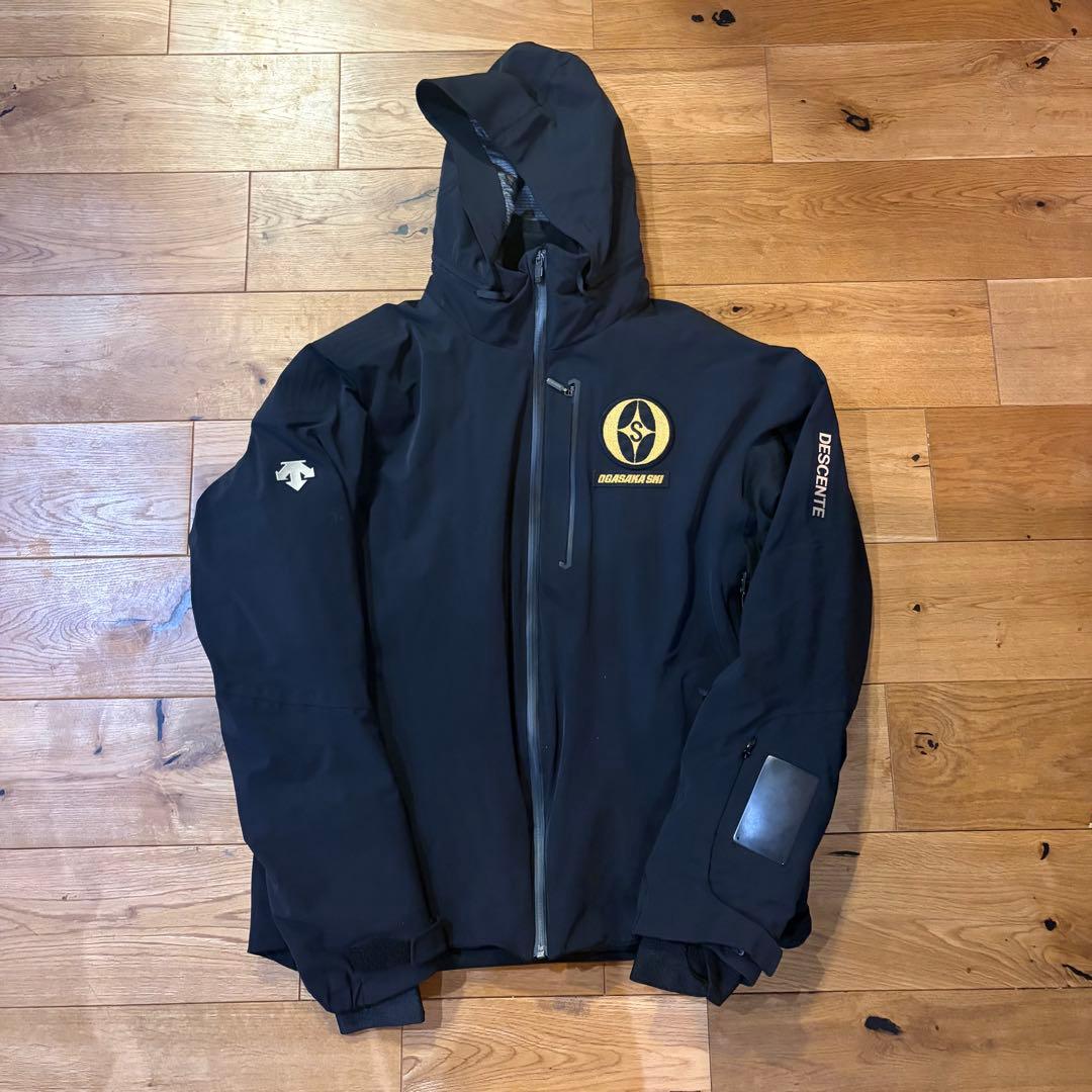 美品　DESCENTE×OGASAKA スキーウエア XLサイズオガサカブラック