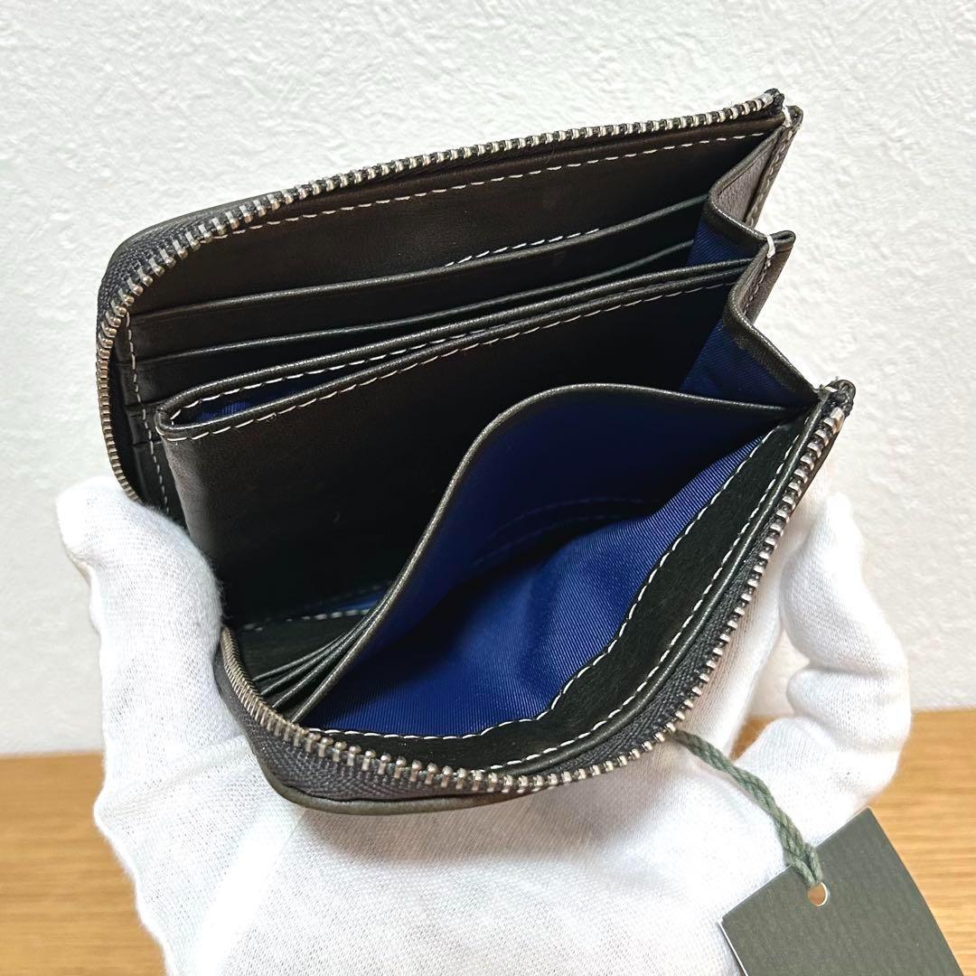 未使用 ハンティングワールド ケース L字ファスナー グリーン