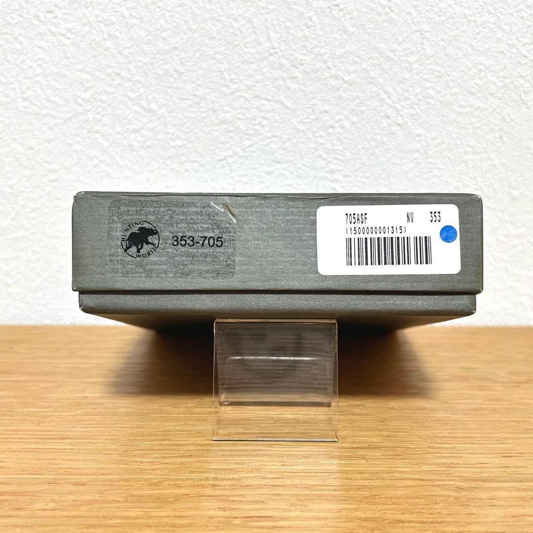 未使用 ハンティングワールド ケース L字ファスナー グリーン