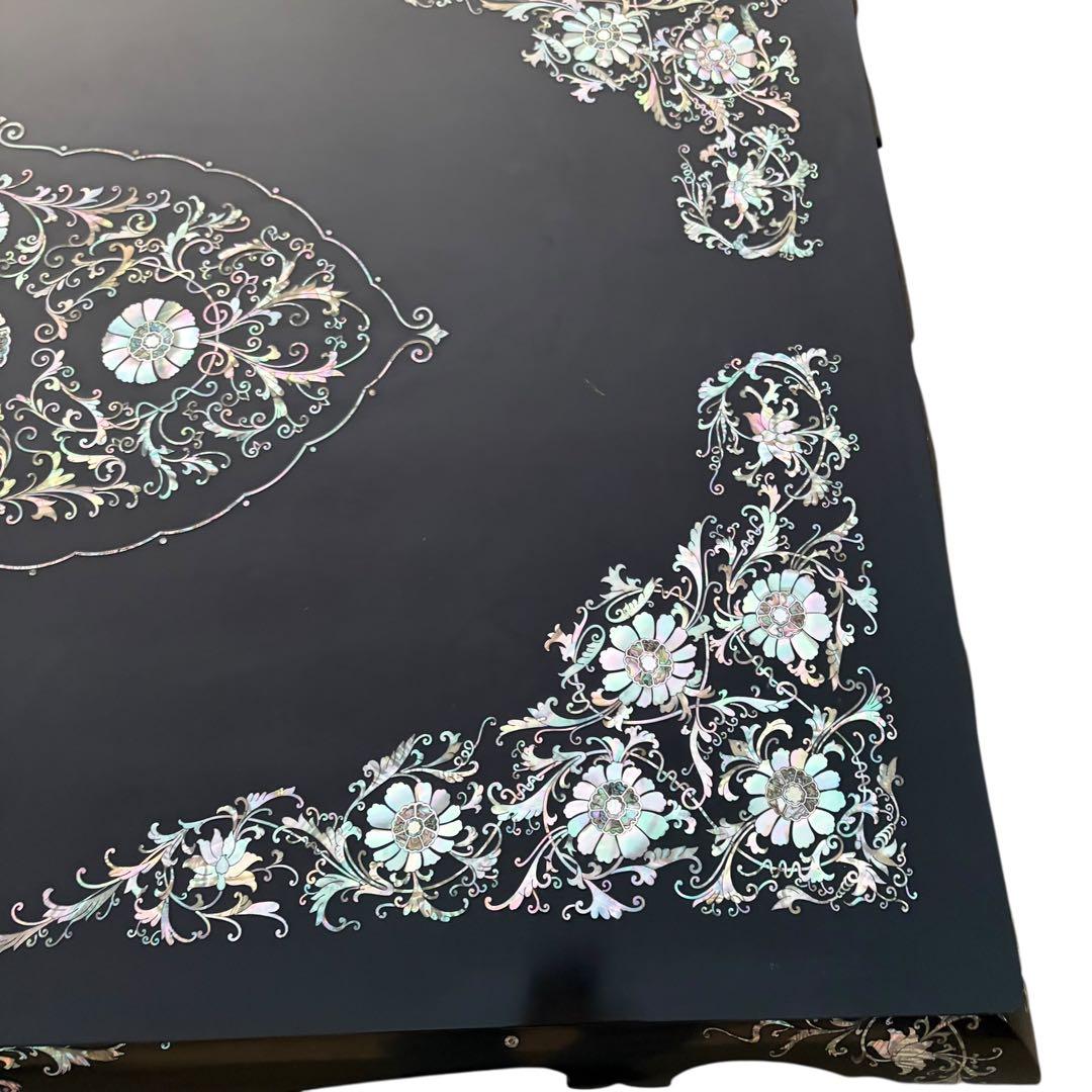 美品 最高級 螺鈿細工 座卓 座敷机 ローテーブル リビングテーブル 中国 韓国