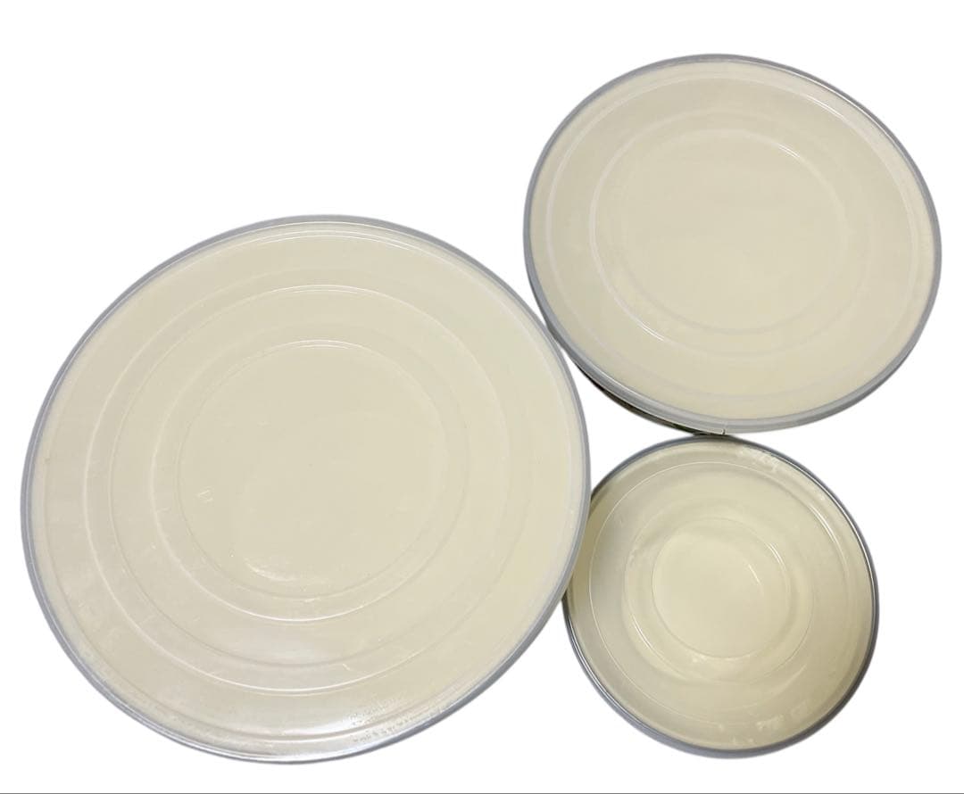 イチゴデザイン 蓋付きボウル 3個セット　　ホーローボウル